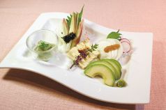 料理メニュー写真 ヘルシーお造り5種盛り合わせ