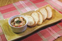料理メニュー写真 海老のオリーブオイル焼き