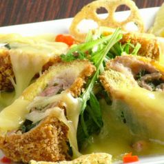 料理メニュー写真 豚しそローリング揚げinチーズ