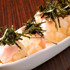 料理メニュー写真 揚げもち明太ソース