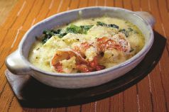 料理メニュー写真 海老と法蓮草の湯葉グラタン