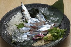 料理メニュー写真 新生サンマ刺身・塩焼