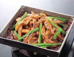 料理メニュー写真 本スルメイカ漁師焼