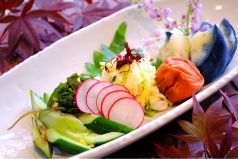 料理メニュー写真 おつけもの盛り合わせ