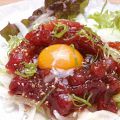 料理メニュー写真&nbsp;鮪の中落ちユッケ 