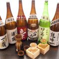 お酒も数々揃えてます！