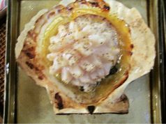 料理メニュー写真&nbsp;天然ホタテ貝焼き