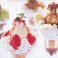 料理メニュー写真&nbsp;ストロベリーパフェ/小倉抹茶パフェ/キャラメルパフェ