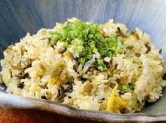 料理メニュー写真&nbsp;高菜のピリ辛ガーリック炒飯