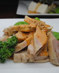 料理メニュー写真&nbsp;[中]棒棒鶏(ピリ辛ゴマダレ)