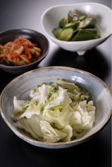 料理メニュー写真 やみつきネギ塩キャベツ