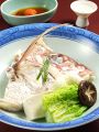 料理メニュー写真&nbsp;天然真鯛の酒蒸し