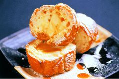 料理メニュー写真 名物アイスパン