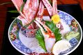料理メニュー写真&nbsp;生ずわい蟹　刺し身