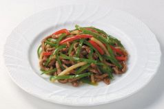 料理メニュー写真&nbsp;牛肉とピーマンの細切り炒め