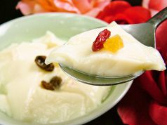 料理メニュー写真 手作り杏仁豆腐