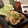 料理メニュー写真&nbsp;会津地鶏の鉄板焼き　ねり七味添え