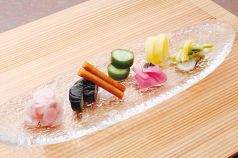 料理メニュー写真 漬け物の盛り合わせ