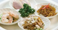 料理メニュー写真 四種冷菜盛り合わせ