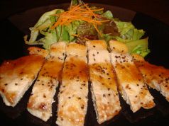 料理メニュー写真&nbsp;豚肉のステーキ　さっぱりおろしソース