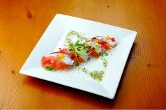料理メニュー写真&nbsp;タコとサーモンのカルパッチョ