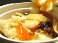 料理メニュー写真&nbsp;冬筍と椎茸醤油煮／鶏と唐辛子炒め／レバニラ炒め／五目おこげ／海鮮おこげ