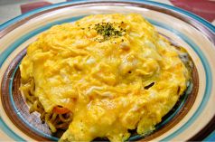 料理メニュー写真 プレーンオム焼きラーメン