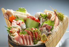 料理メニュー写真&nbsp;刺身桶盛合わせ1人前2種