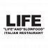ライフ LIFE イタリアン Italian レストランのロゴ
