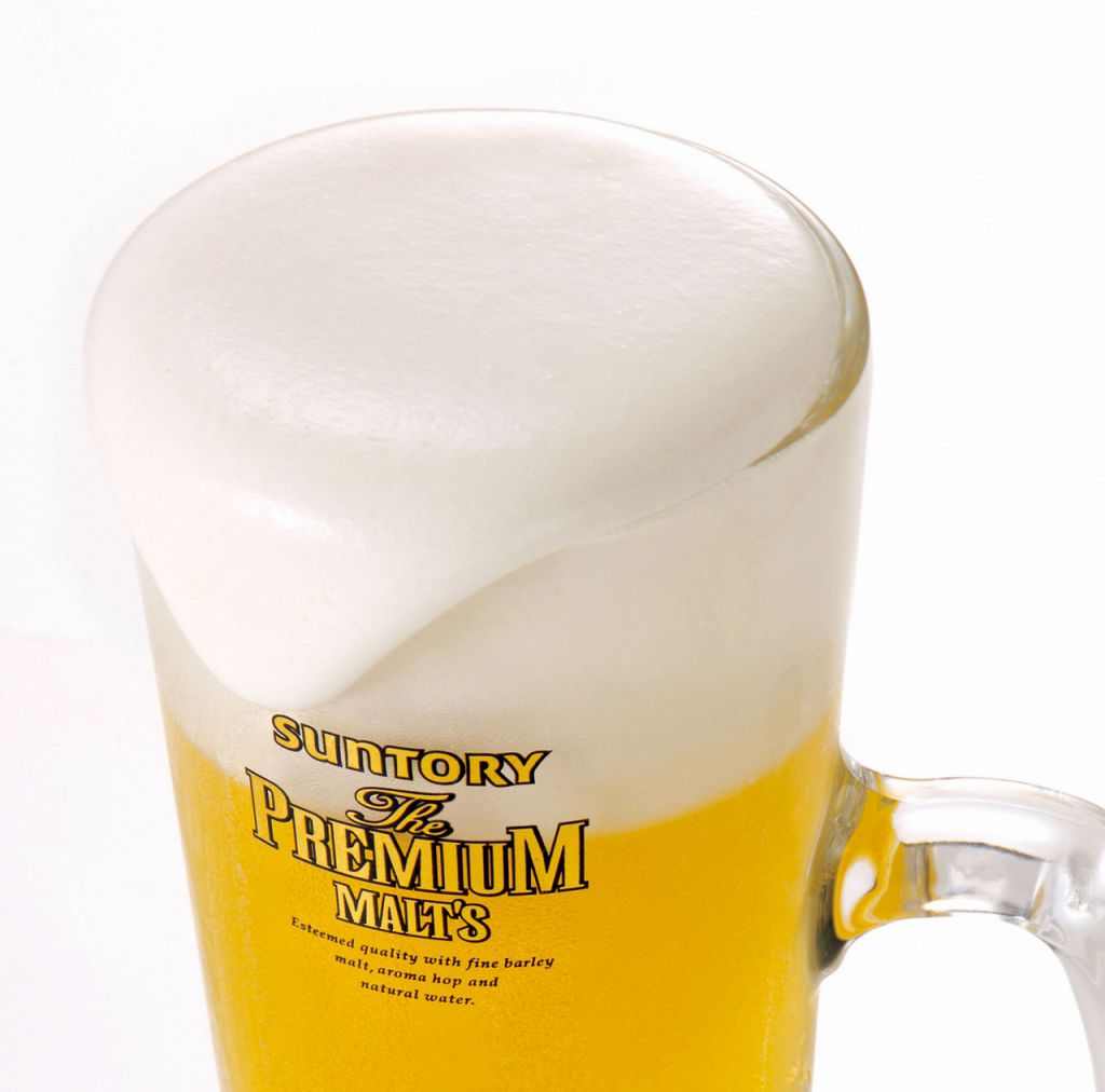 焼肉との相性ピッタリな生ビールはプレミアムモルツを使用♪仕事終わりにはたまらない!