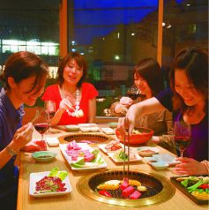 気の合う仲間と美味しい食事!笑顔が素敵!