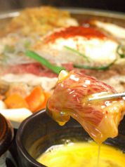 料理メニュー写真 韓流すき焼き ふらいむスタイル
