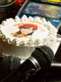 料理メニュー写真&nbsp;某アイドルの誕生日に★皆でお誕生日を祝っちゃおう♪もちろんアイドル写真ケーキで♪