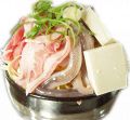 料理メニュー写真&nbsp;ふかふかもんじゃ〈豚・いか・牛・あげ・ちくわ・豆腐入り〉
