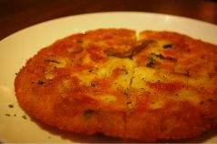 料理メニュー写真 チヂミ ニラと海鮮のチヂミ キムチのチヂミ きのことチーズのチヂミ