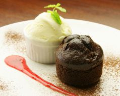 料理メニュー写真&nbsp;フォンダンショコラ
