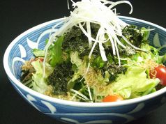 料理メニュー写真&nbsp;じゃこと岩海苔のサラダ