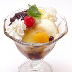 料理メニュー写真 クリームあんみつ