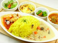 料理メニュー写真&nbsp;すうぷごはんプレートセット