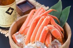 料理メニュー写真&nbsp;ズワイガニ皿盛り