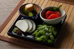 料理メニュー写真&nbsp;酒の肴四種盛り合わせ
