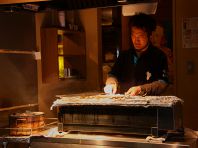 1F「バリ鉄」の串焼き