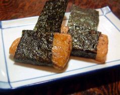 料理メニュー写真&nbsp;青とび海苔の磯辺焼き