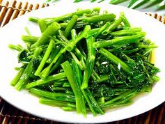 料理メニュー写真 空心菜の炒め