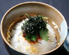 料理メニュー写真 明太子・梅・鮭茶漬け