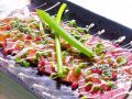 料理メニュー写真&nbsp;和牛肉のカルパッチョ