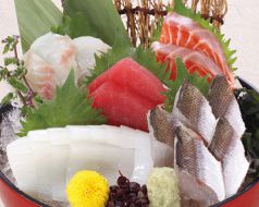 料理メニュー写真&nbsp;産地直送入り5点盛り