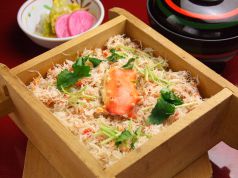 料理メニュー写真&nbsp;かにセイロご飯セット