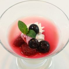 料理メニュー写真 ベリーベリー杏仁豆冨