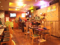 ワンフロアーの店内。一体感があります！